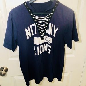 Penn State lace up t shirt - one of a kind
